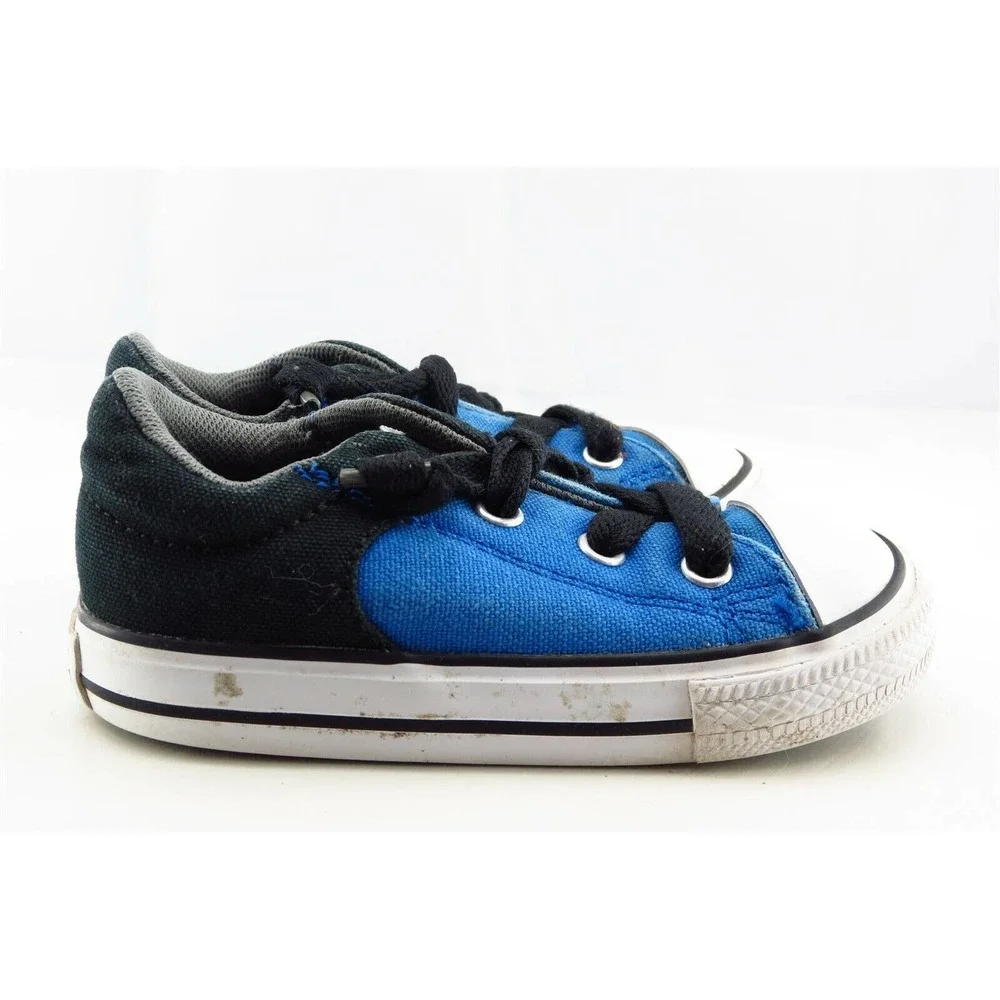 Converse Toddler All Star Shoes Size 6 Blue Fabric Unisex Low Top Casual Sneaker